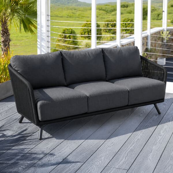 Hartman Eden 3-Seat Sofa Carbon/Raven