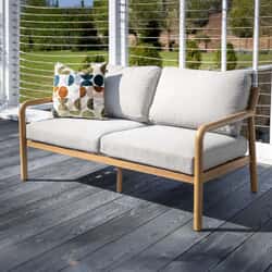 Hartman Sahara Wood Look 2 Seat Lounge Sofa