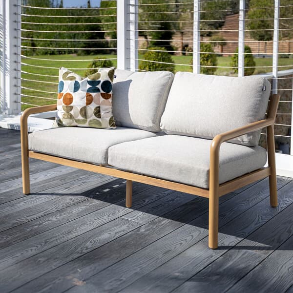 Hartman Sahara Wood Look 2 Seat Lounge Sofa