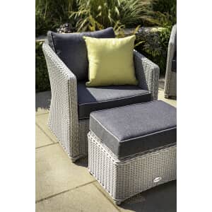 Hartman Henley Lounge Chair With Footstool With Cushions Aspen/Slate