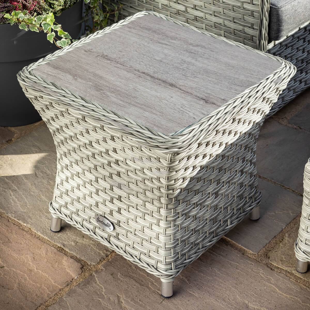 Hartman Heritage 48cm Square Side Table Ash (Ceramic