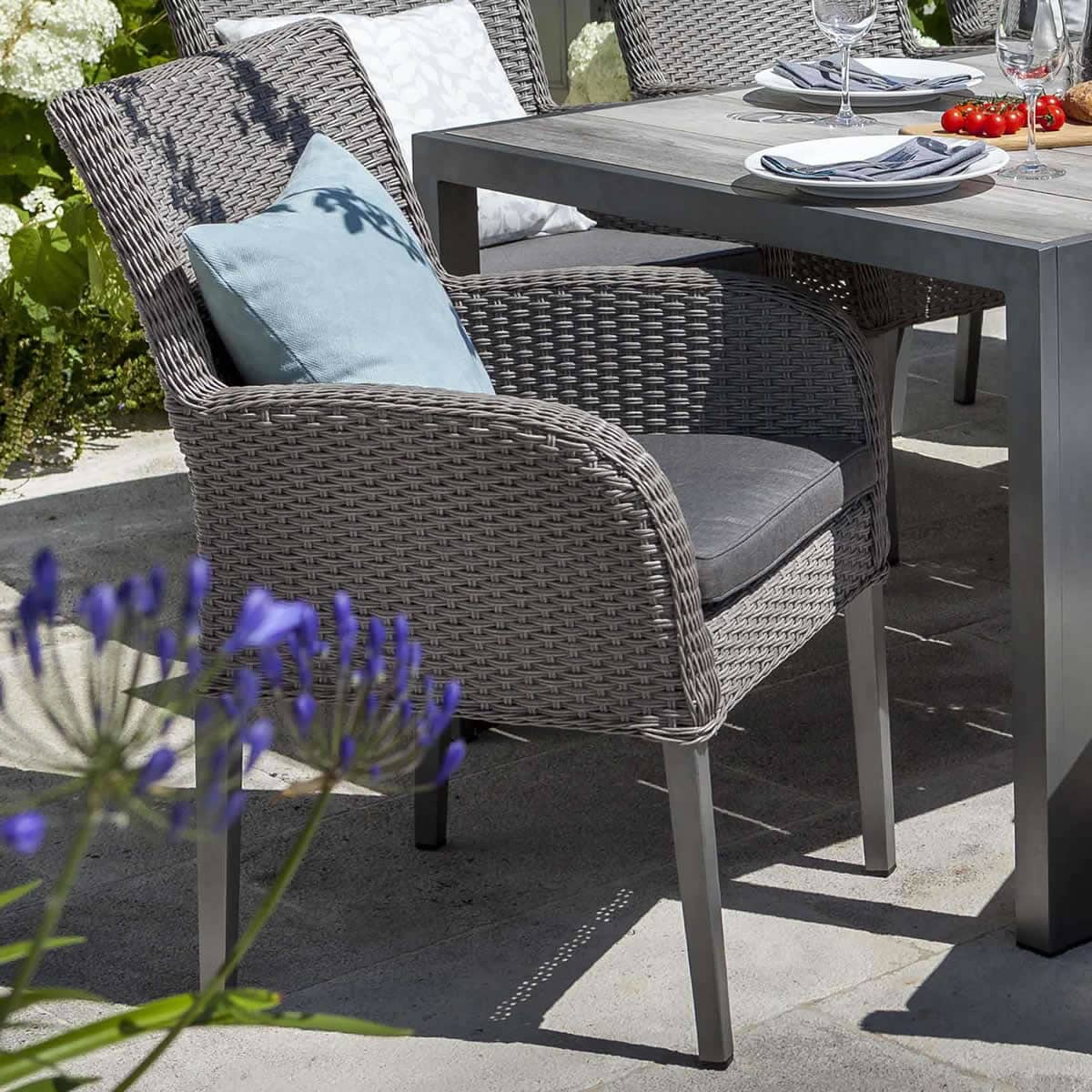 Hartman Atlanta Armchair & Cushion Platinum/Dusk (68270088