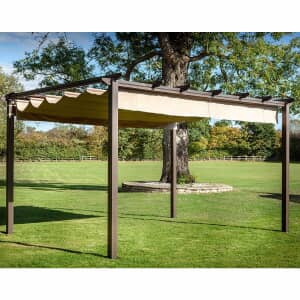 Hartman Roma Pergola 4m x 3m Bronze/Caramel