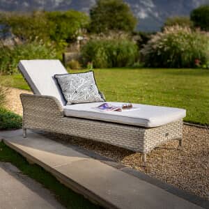 Hartman Eton Beech Lounger With Cushion