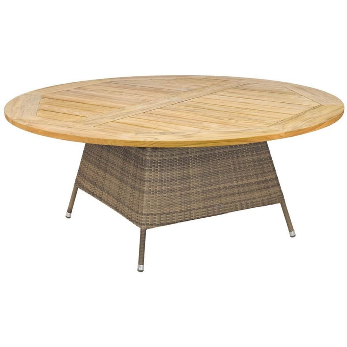 Chichester 1.8m Teak Top Table (7409T) Garden Furniture World