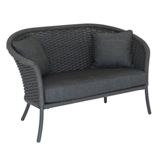 Alexander Rose Cordial Curved Top Sofa with Grey Rope