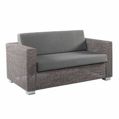 Monte Carlo 2 Seater Sofa With Cushions - Grey
