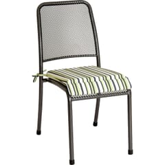 Alexander Rose Portofino Stacking Chair Cushion - Green Stripe