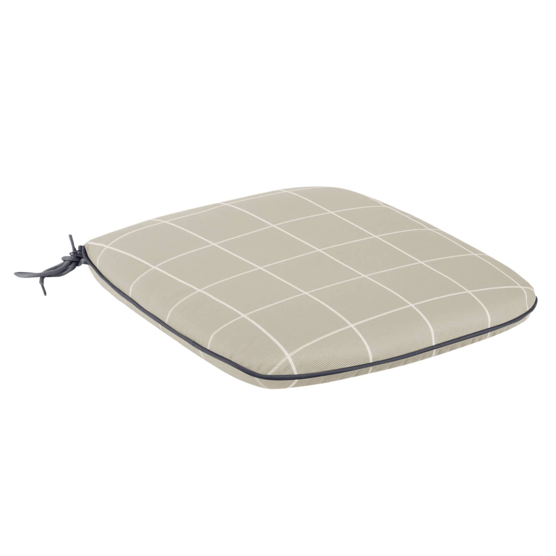 Kettler Caredo Chair Cushion Stone Check (7C927) Garden Furniture