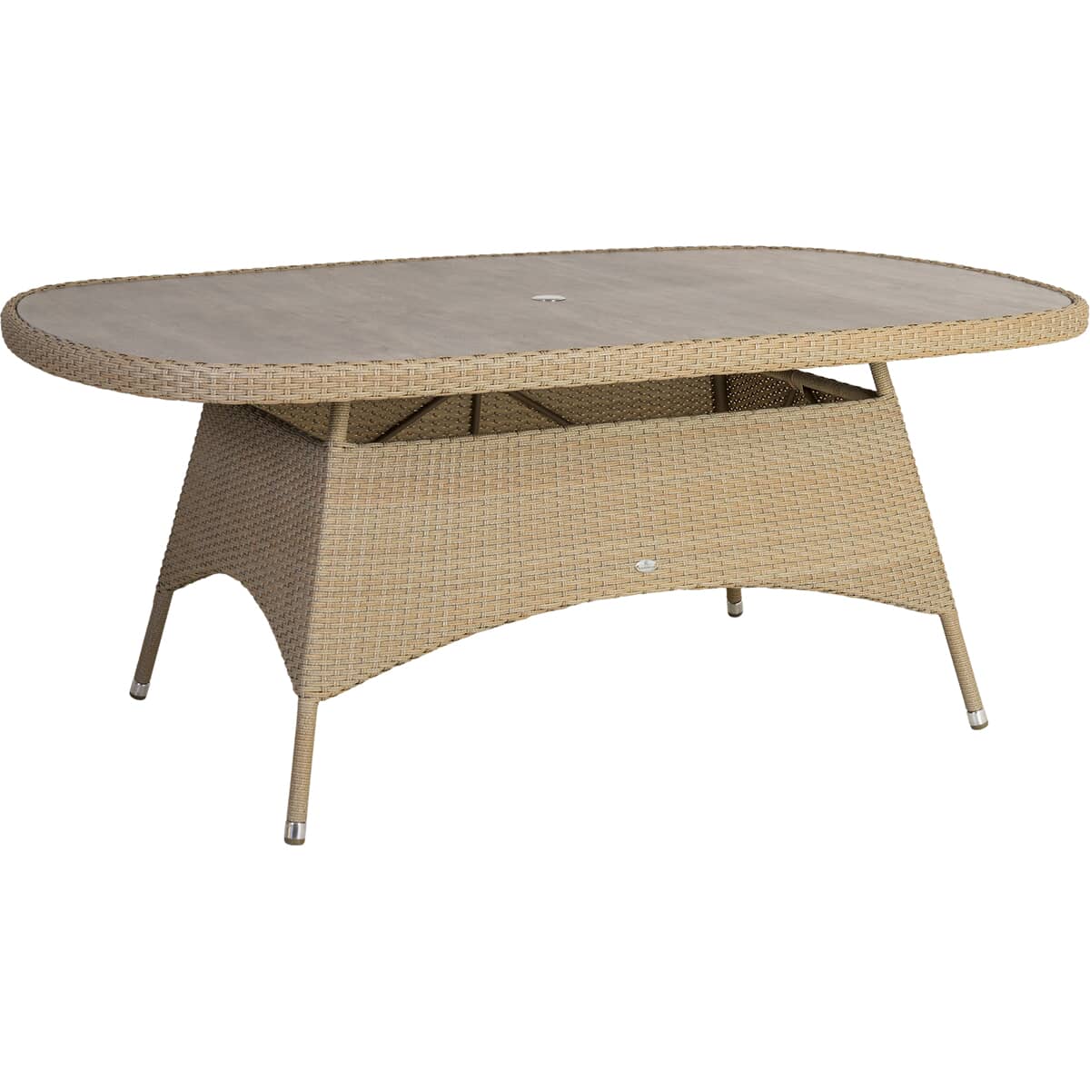 Alexander Rose Richmond Oval Table 1.8m Timber Effect Top (9910
