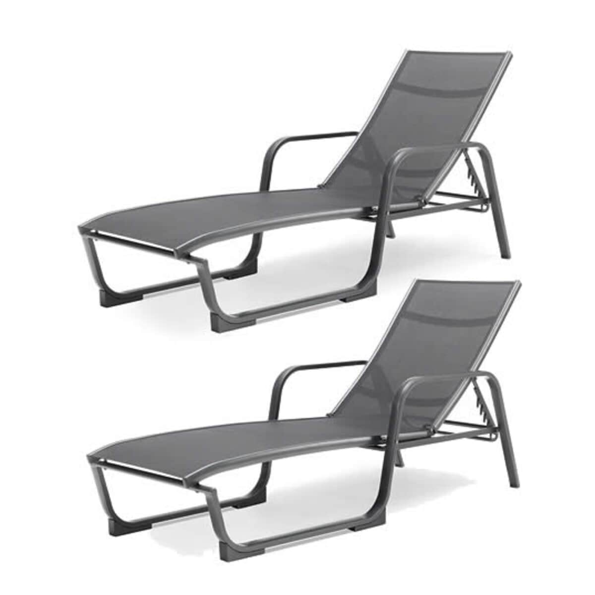 Kettler Surf Stacking Lounger (2) - (A9243-02A4-X2) - Garden Furniture ...