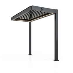 Eden Pergola Aluminium Manual Extension - Frame Only - Gray