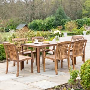 Alexander Rose Bolney 6 Seat Rectangular Dining Set