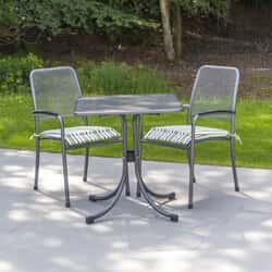 Alexander Rose Portofino 2 Armchair Square Table Bistro Set