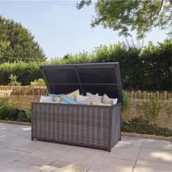 Bramblecrest Tuscan Wicker Large Cushion Box including Liner