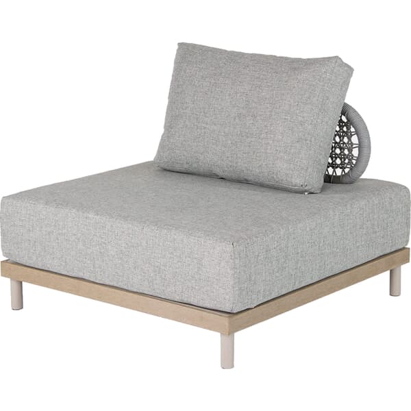 Kettler Mali Low Lounge Single Lounge with Cushion