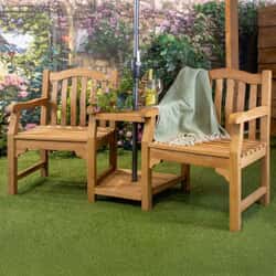 Norfolk Leisure Kingsbury Teak Love Seat