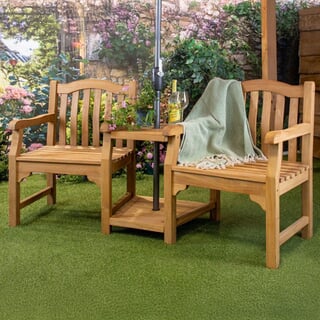 Norfolk Leisure Kingsbury Teak Love Seat