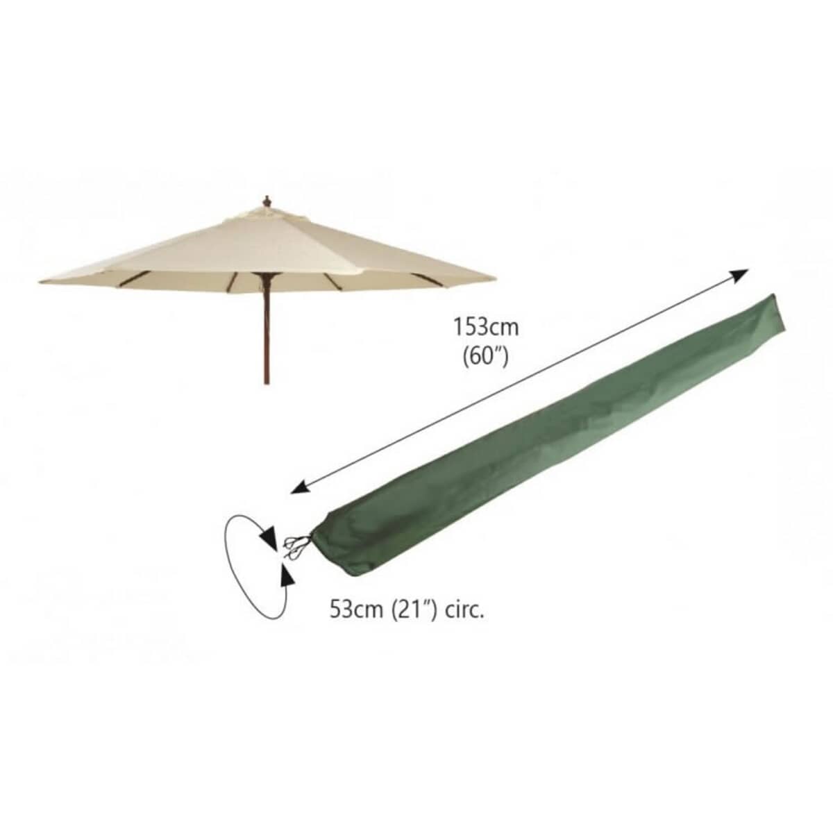 Bosmere Large Parasol Cover (C590) Garden Furniture World