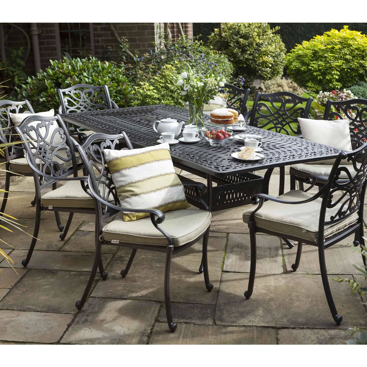 Hartman Capri 6 Seat Rectangular Furniture Set - (CAPRIRECT6SET ...