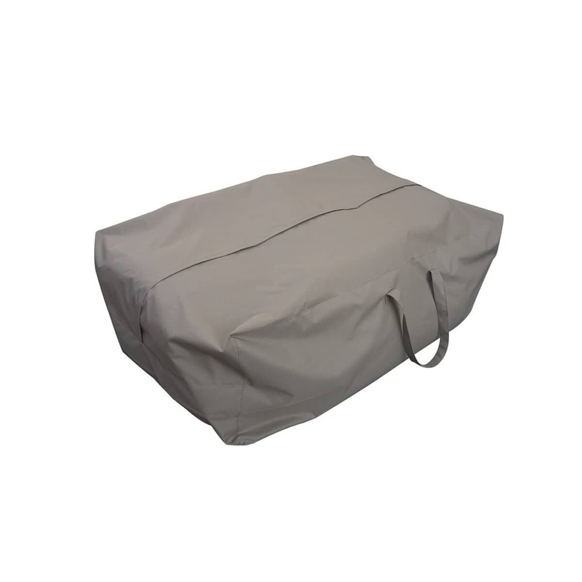 Large Outdoor Cushion Storage Bag — Waterproof Garden Furniture Cover, 116x47x51cm, Black Oxford Fabric With Zip