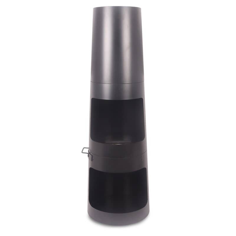 【中古】MINI CHIMNEY AM TKM35-BERRY Mini aeroterma portabila 900 Watts, Flame Heater cu efect de Semineu