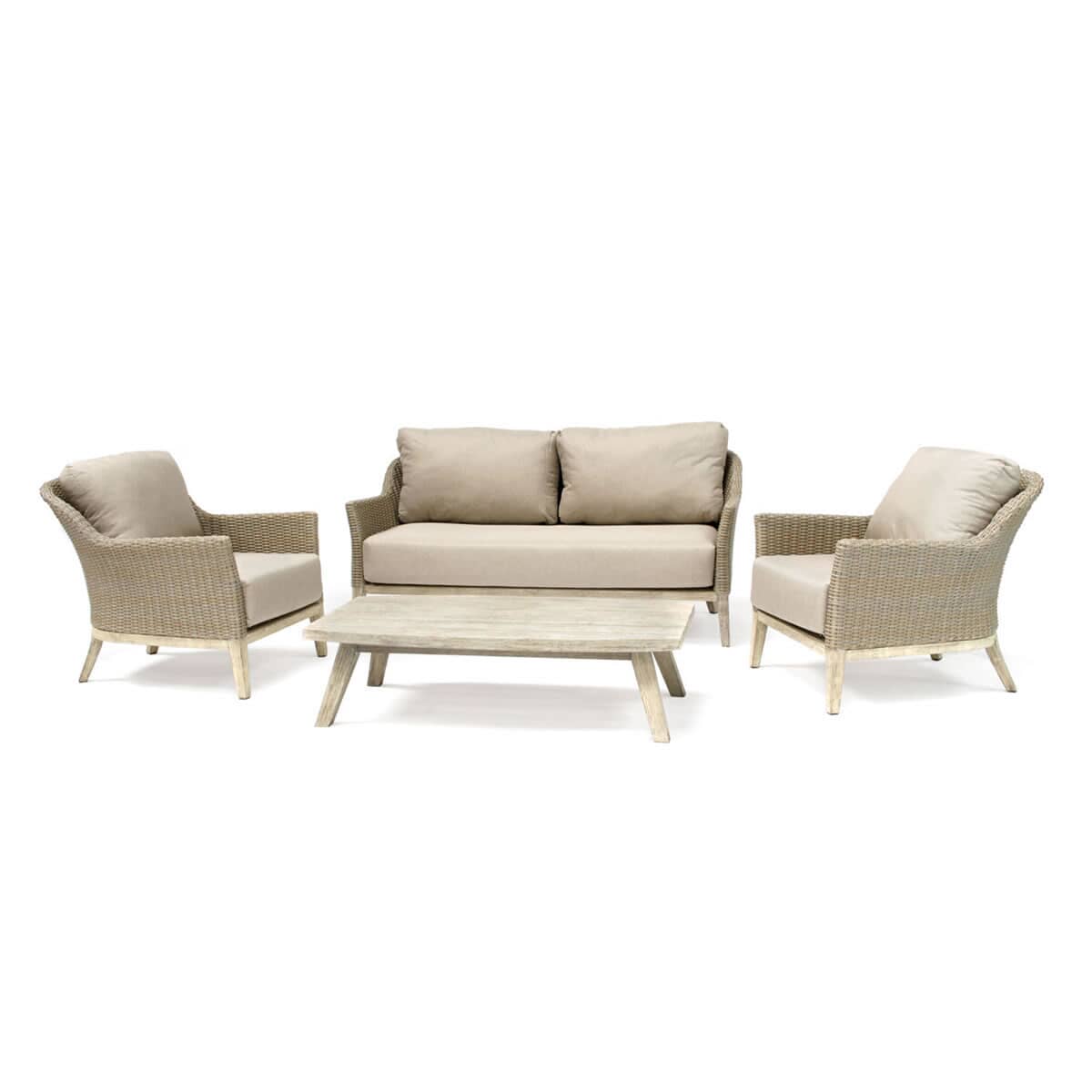 Kettler Cora Wicker - 3 Seat Sofa Lounge Set