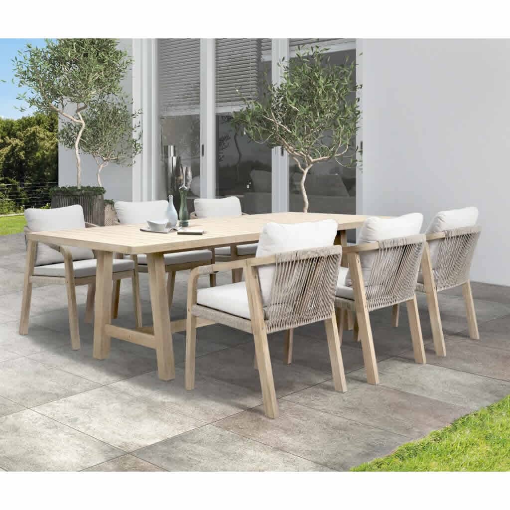 Rope deals dining set