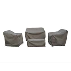 Bramblecrest Zurich 2 Seat Sofa with 2 Sofa Chairs  Coffee Table Covers