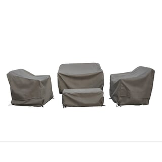 Bramblecrest Zurich 2 Seat Sofa with 2 Sofa Chairs  Coffee Table Covers