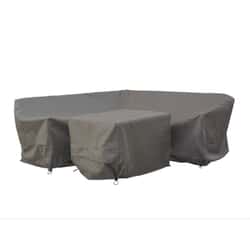 Bramblecrest Zurich Modular Sofa with Mini Adjustable Casual Dining Table  2 Stools Covers