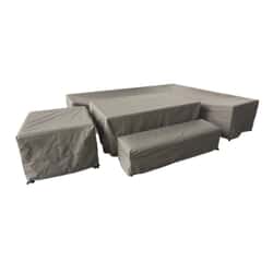 Cover For Tuscan San Marino Lrge Rect Modular Sofa with Firepit Table Bench Chair Set Long Left
