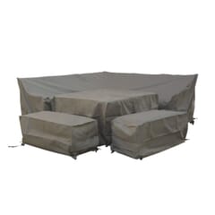 Bramblecrest Aluminium Square Corner Sofa Set Covers - Khaki