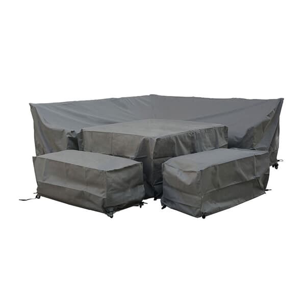 Bramblecrest Tetbury Square Corner Sofa Set Covers - Khaki