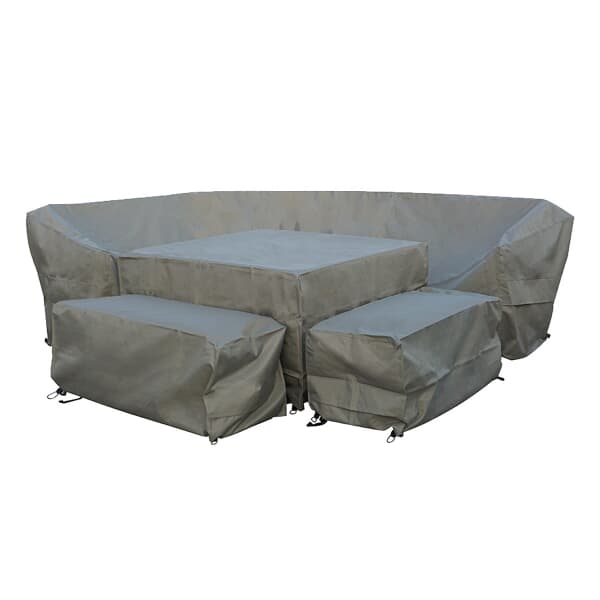 Bramblecrest Curved Corner Sofa Set Covers (CVMS3X) Garden