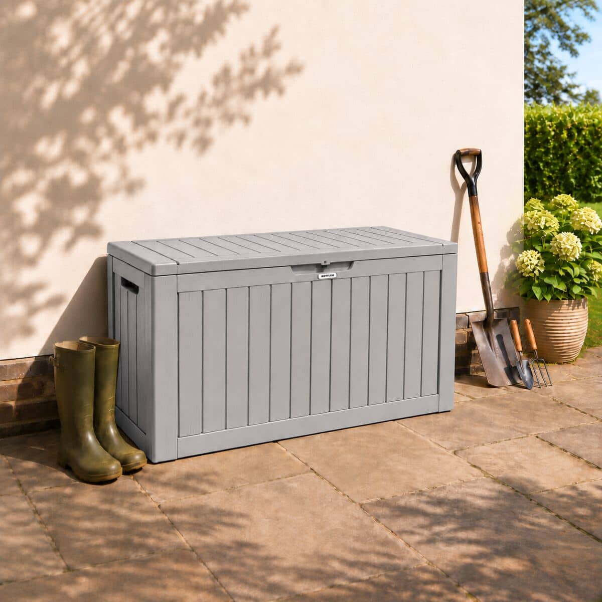 Kettler Alba Garden Storage Box 300Lt Dove Grey