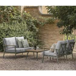 Bramblecrest RHS Wisley 2 Seat Sofa Lounge Casual Dining Set - Sage