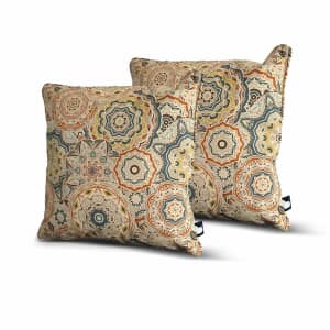 Extreme Lounging B Outdoor Cushion Porto Mandala Yellow