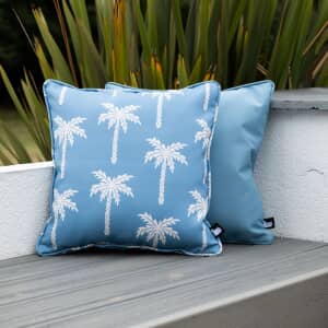 Extreme Lounging B Scatter Cushion Palm Sea Blue Set