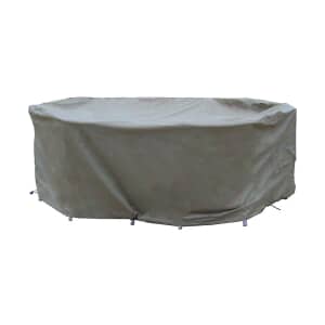 Bramblecrest 175 x 120cm Elliptical Table Set Cover - Khaki