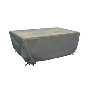 Bramblecrest 180 x 105cm Rectangle Casual Firepit Table Cover - Khaki