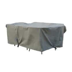 Bramblecrest 180 x 105cm Rectangle Firepit Table Set Cover - Khaki