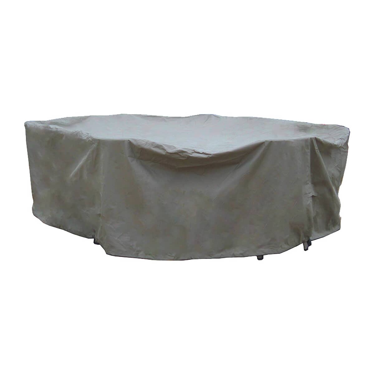 Bramblecrest 250 x 175cm Elliptical Table Set Cover - Khaki