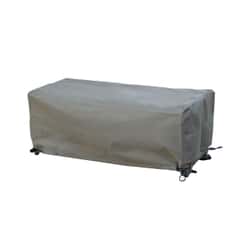 Bramblecrest Rattan Short Casual Dining Bench Cover - Khaki