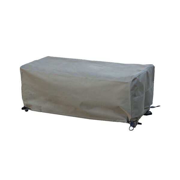 Bramblecrest Rattan Short Casual Dining Bench Cover - Khaki