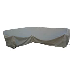 Bramblecrest Large Rectangle L Shape Sofa Cover - Long Right - Khaki