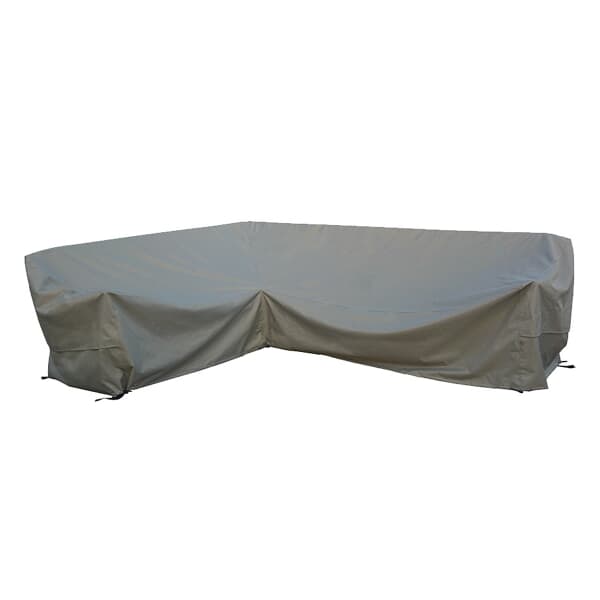 Bramblecrest Large Rectangle L Shape Sofa Cover - Long Right - Khaki