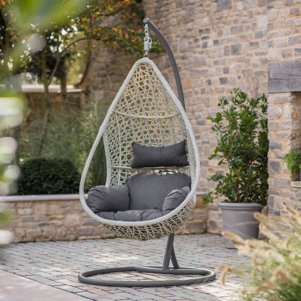 single cocoon hanging chair