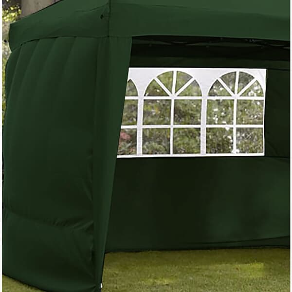 LG Outdoor Hamilton 3.0m Popup Gazebo Sidewalls Forest Green