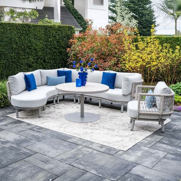 Garden Impressions Matera Curved Corner Set With Armchair